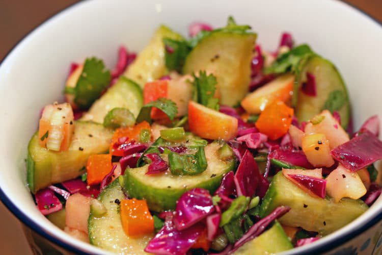 Apple, Orange, and Cucumber Salad
